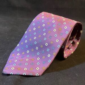 Fabio Ferretti Purple Patterned Men's Tie - Classic Design XL 61.5x3.5"